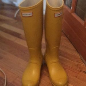 Yellow Hunter Boots